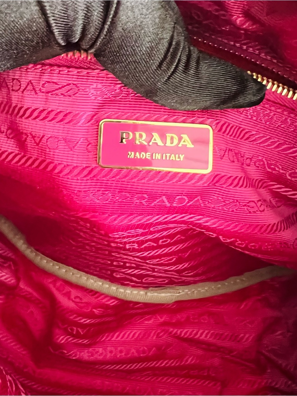 Prada Canapa Stampata Venez Shoulder Bag - Picture 9 of 14